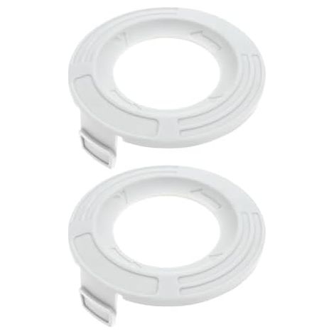 2 Pièces Capuchons de Protection pour Bobine de Coupe-Bordures 79,3x23,7mm Compatible avec Stihl FSE52 FSA57 FSA30 Tondeuses Compatible avec Stihl AutoCut C 3-2 Bobine à Tête Filetée (1/5)