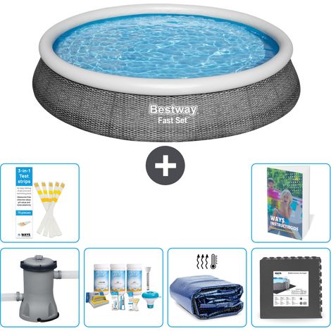 Bestway Bestway Fast Set Ronde - 396x84 cm - 7-pièces S233 (1/5)