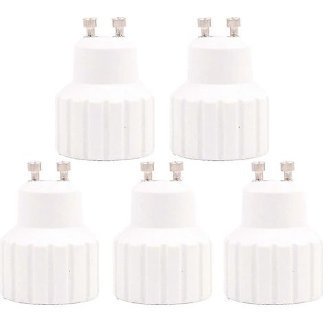 Adaptateur de douille GU10 vers GU10 : adaptateur de lampe : adaptateur de douille pour ampoules halogènes LED (1/5)