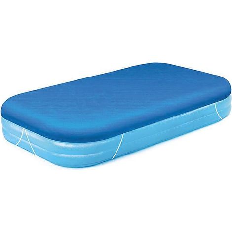 Familien-Poolabdeckung – 305 x 183 cm – Blau, Staubschutztuch für Schwimmbecken (1/4)
