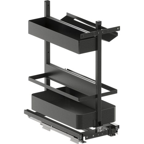 VS SUB Larder Flex Cook Unterschrank - Schrankorganizer Set KB 300mm, Stahl pulverbeschichtet lava