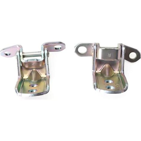 Dos bisagras para la puerta delantera (superior e inferior), números de pieza 82421-2J00A y 82420-2J00A, compatibles con el Patrol GU Y61 de 1997 a 2016.