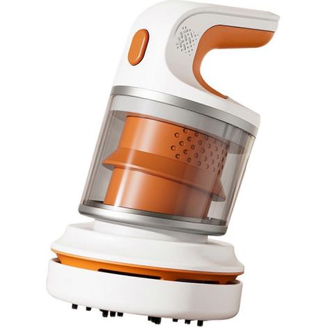 Aspirateur de voiture portable sans fil, aspiration puissante de 9 000 Pa et souffleur d'air 2 en 1 - Mini aspirateur portable pour poils d'animaux, sièges de voiture et clavier (Orange) (1/3)