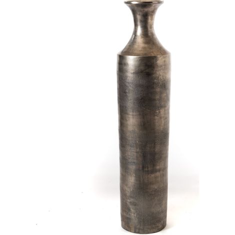 Amadeus - Vase haut effet étain H120 cm
