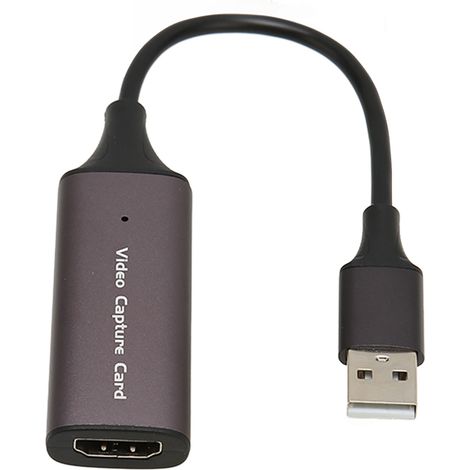 Carte d'acquisition vidéo HDMI, carte de liaison caméra, carte d'acquisition audio, adaptateur HDMI vers USB, dispositif de transmission, d'enregistrement et de capture, transmission sur site, vidéoco (1/5)