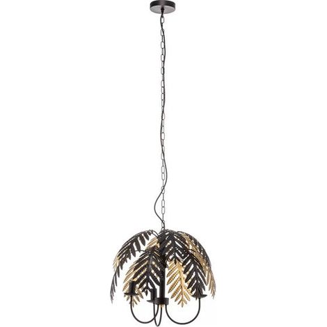 [GEBRAUCHT] B-Ware Lucande Aparas Hängelampe Blattoptik 1-fl. 50 cm Deckenlampe Deckenleuchte Lampe (1/2)