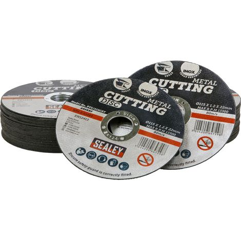 Sealey Cutting Disc �115 x 1.2mm �22mm Bore - Pack of 50 PTC115CET50