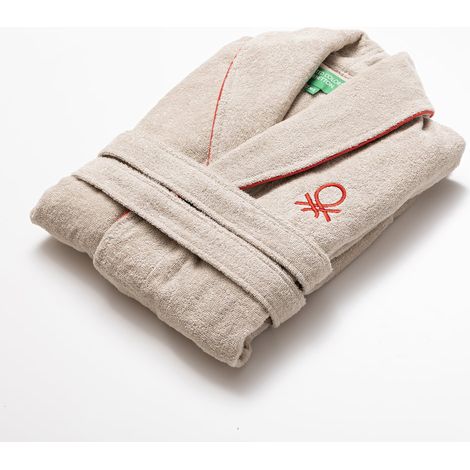 ALBORNOZ L/XL, 360GSM, 100% ALGODON, BEIGE (1/5)