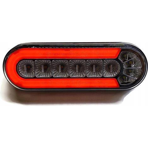 PICCOLA LAMPADA COMBINATA A LED, INDICATORE DI DIREZIONE POSTERIORE DINAMICO AL NEON 12V 24V