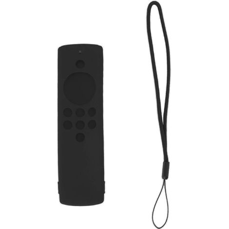 Schutzhülle aus Silikon für die Fire TV Stick Lite Fernbedienung, stoßfest und abwaschbar, Schwarz (1/5)