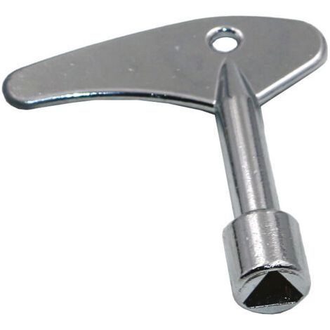 Lot de 2 clés triangulaires de 9 mm avec interrupteur à clé triangulaire pour ascenseur électrique à gaz d'urgence (1/3)