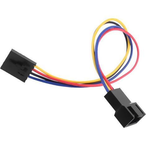 Fan adapter cable, 5-pin 4-wire interface, cable adapter for computer CPU fan connector