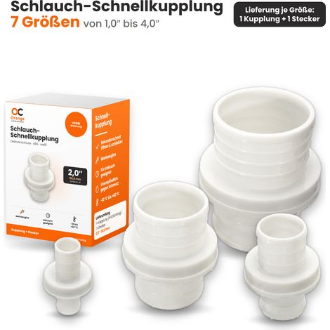 Schlauch Schnellverschluss Drehverschluss Kupplung Schlauchverbinder Verbindung (1/5)