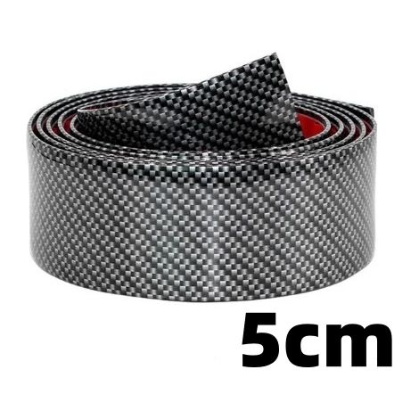 (5 m x 5 cm) Autocollants de voiture anti-rayures,protection de seuil de porte,film de protection en fibre de carbone pour pare-chocs,accessoires auto