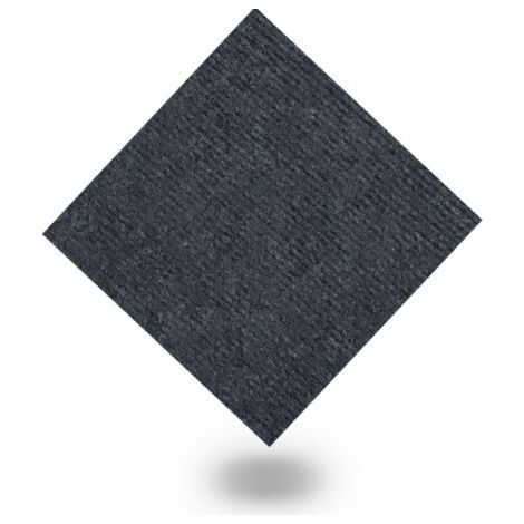 royaluxe -Dalles de moquette Antistatiques Absorbant les sons Can Can Individuel gris foncé 28 x 28 cm