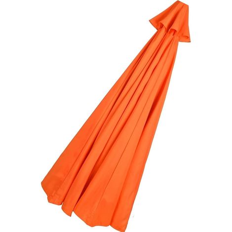 Toile de Rechange pour Parasol Baleines Polyester Auvent de Remplacement pour Parasol de Cour Jardin Plage,8.8ft 270 cm 6 Ribs