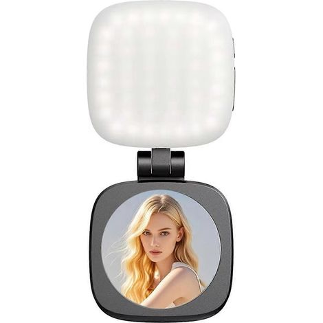 Magnetische Leuchte für Live-Streaming, Ringlicht für Mobiltelefone, schwarz (1/5)