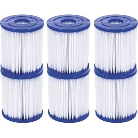 Filtre pour pompes de piscine - 6 pièces (1/5)