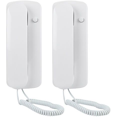 Intercomunicador bidireccional con cable para entrada de audio en villas, oficinas en casa, walkie-talkie sin imagen. (1/5)