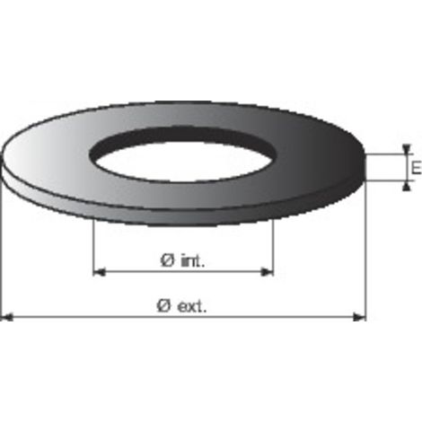 Geberit – Rondelle en caoutchouc pour joint de soupape 70x40x3 mm – Étanchéité optimale pour fuites – Compatible avec joints de soupape Watts Industries