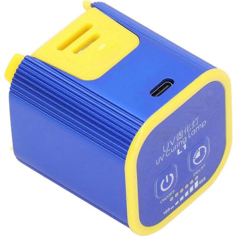 Lampe de polymérisation UV, lampe LED à lumière noire de type C, appareil de lumière noire 5 V CC pour inspection et réparation (1/4)