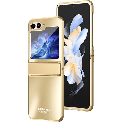 Étui Allytechgroup pour Galaxy Z Flip 7 – Finition fine, protection des charnières, antichoc et anti-rayures, compatible avec le Samsung Galaxy Z Flip 7 5G, Or (1/5)