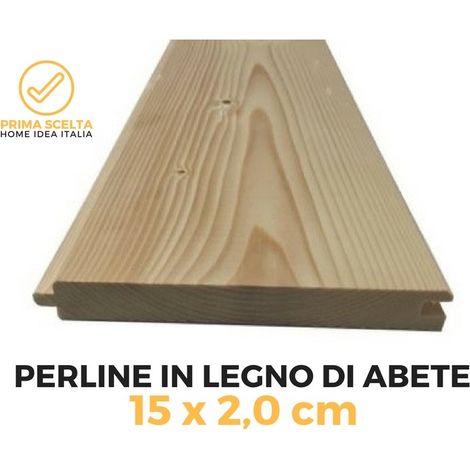 Perline mis. 2 x 15 cm in legno di Abete - Offerta  1,5 mt (1/4)