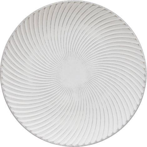 Centro de mesa Maia redondo, 30 cm de diámetro, blanco - Atmosphera créateur d'intérieur (1/5)