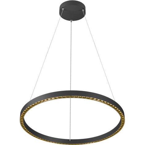Suspension LED ONE CUBE intérieur noir LED 54W IP 20UGR 19 - SLV - 1007661 (1/5)