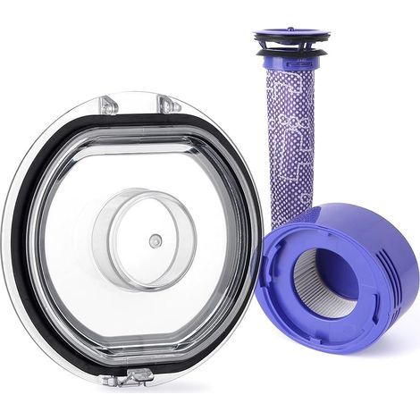 V8 V7 Couvercle de rechange pour aspirateur Dyson avec filtre post-moteur HEPA et pré-filtre (1/5)