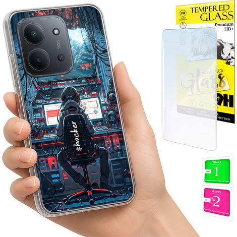 Funda para Xiaomi Redmi 15C 5G 173mm / Poco C85, cubierta trasera de cristal (1/5)