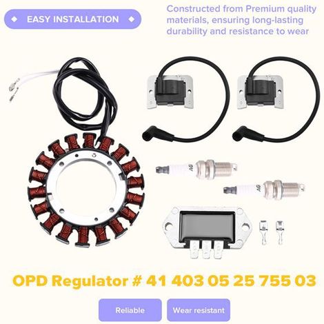 1 set of colors: see photo. Material: ABS + metal. 234859 237329 Stator ignition coil.--DTEKGAZ