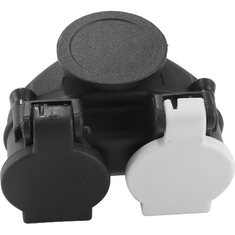 Adaptateur de remorquage 13 broches vers 7 broches, double prise, convertisseur 2 en 1, adaptateur de remorque 12 V N & S étanche, prise convertisseur (1/5)