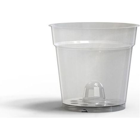 10 pièces Pot Fleurs Transparents Plastique Pot de Fleur,3.5" (1/5)