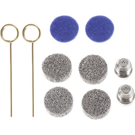 Kit de Buses pour Nettoyeur Haute Pression – 3 Couches de Grilles en Acier Inoxydable 2 Embouts et 2 Aiguilles de Nettoyage – Accessoires de Pulvérisateur Mousse pour Usage (1/5)