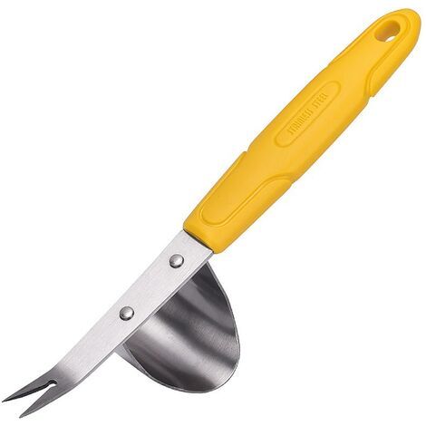 Desherbeur Manuel, Outillage de Jardin, fourche en acier inoxydable en acier inoxydable en acier inoxydable Weeding creuser outil de légumes, 1 pcs，Fonepro (1/5)