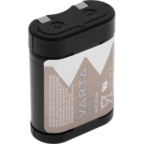 Varta LITHIUM Cylindrical 2CR5 Bli 1 Batteria per fotocamera 2CR5 Litio 1400 mAh 6 V 1 pz.