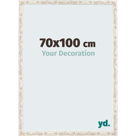 yd. - Cadre photo 70x100 - Blanc Vintage - MDF - Bologna (1/5)