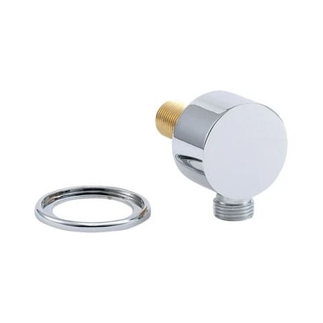 Deva Wall Union Round Chrome