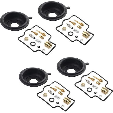 Lot de 4 kits de réparation de pour Kawasaki ZZR600D 1990-1992 et ZZR600E 1993-1995 Joints en caoutchouc en laiton (1/5)
