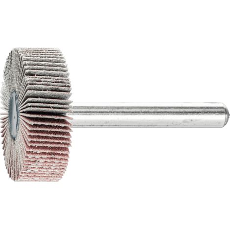 PFERD TOOLS Korund Fächerschleifer F Ø 30x10mm Schaft-Ø 6 mm A320 für Feinschliff und Finish 10 Stk