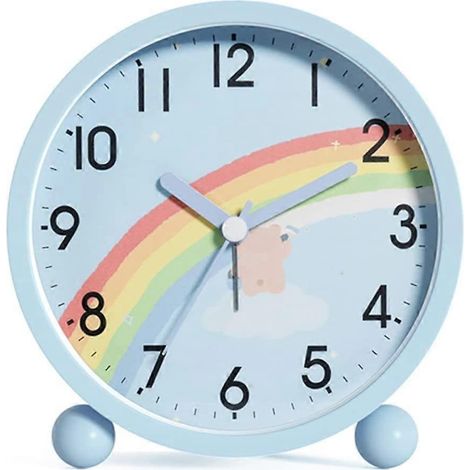 Réveil électronique silencieux et lumineux créatif pour étudiants, avec date et température. (1/3)