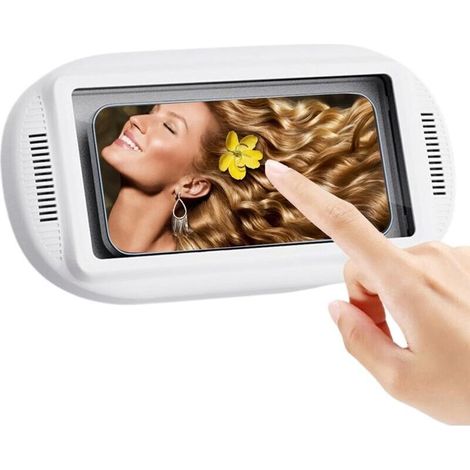 Support de téléphone étanche générique, support de téléphone de douche, support mural à ventouse puissante, support mural à ventouse pour salle de bain et cuisine. (1/4)