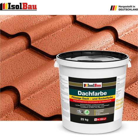 IsolBau Dachfarbe Ziegelrot 25 kg (1/5)