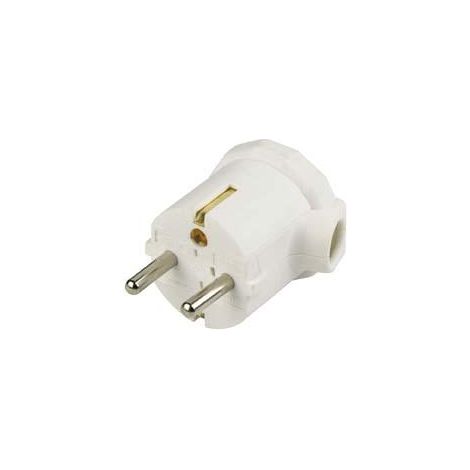 Stecker seitl. Einf. weiss (1/2)