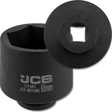 JCB TIEFER SCHLAGSCHLAG-STECKSCHLÜSSEL 3/4" Cr-Mo 6-Kant 68mm STECKSCHLÜSSEL