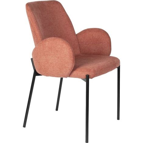 Lot de 2 Chaises en tissu Tjarda - Élégance et confort au quotidien (1/5)