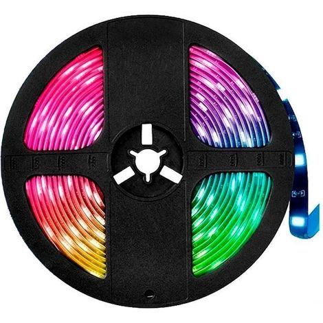 Tira LED 12 V IP65 con control remoto 3 m (1/5)