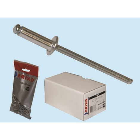 RIVETTI IN ALLUMINIO A STRAPPO 4,0X 8 CONFEZIONE 100 PEZZI - FRASCHETTI (1/2)