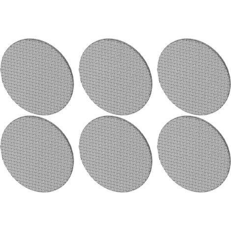 6 pièces tamis pour portafiltre café acier inoxydable précision 100μm épaisseur 1.7mm filtre maille amateur café 51mm (1/5)